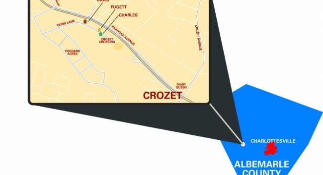 The Cling Lane neighborhood is within walking distance of downtown Crozet