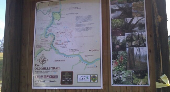 The trail will eventually connect up with the Lewis and Clark Exploratory Center, which plans to put in a pull ferry that will finally connect the County%2526#039;s network of trails across the Rivanna.
