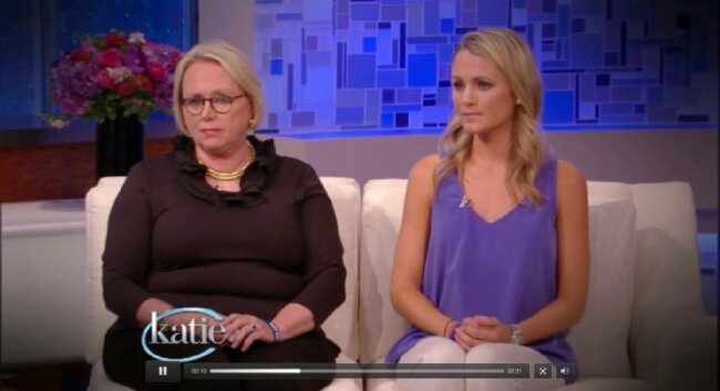 Sharon and Lexie Love appeared on Katie Couric%2526#039;s new show on Thursday, September 20.