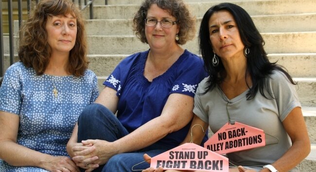 First-time arrestees Cheryl Oliver, Jean Burke, and Abby Guskind plan to continue fighting restrictions on abortion passed by the General Assembly.