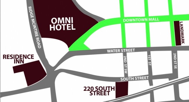 If all goes according to plan, Downtown will more that double its available hotel rooms.