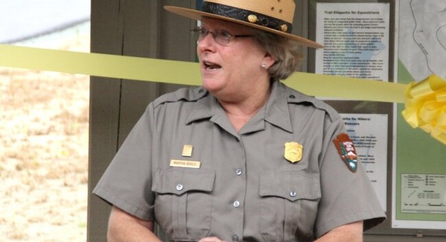 Shenandoah National Park Superintendent Martha Bogle welcomes her new, next-door neighbors.