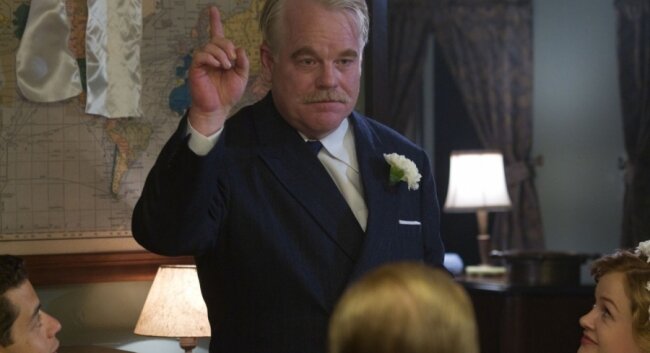 Philip Seymour Hoffman portrays a charismatic leader of %2526quot;The Cause%2526quot;
