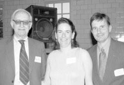 Francis Fife of the Perry Foundation with Kara and Jim Cox