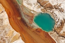 Photograph of the Dead Sea by George Steinmetz.