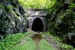 The Blue Ridge Tunnel-- if you dare (no. 1).