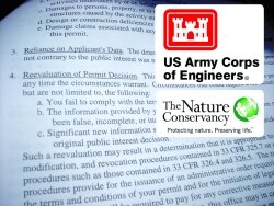 Federal law demands the %2526quot;least environmentally damaging practicable alternative,%2526quot; but thus far the Army Corps has smiled on the plan pushed by the Conservancy, its Virginia eco-partner.
