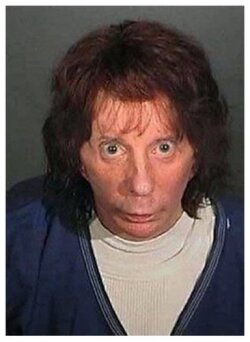 Songwriter and mega music producer Phil Spector was convicted of second-degree murder in 2009.