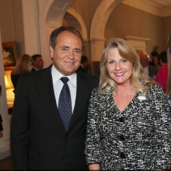 Jonnie Williams, CEO of Star Scientific, and Virginia%2526#039;s First Lady Maureen McDonnell mingle at a reception at the Governor%2526#039;s mansion in April 2011.