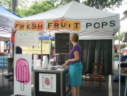 Organic ice pops and all things earth-friendly and local at the Edible Food Fest in Orange. 