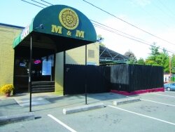Dining upstairs, dancing downstairs. M %2526amp; M Restaurant takes over the former Outback Lodge space on Preston Avenue.