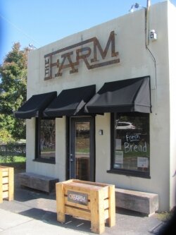 The Farm Cville sits at the southern foot of the Belmont Bridge, across from Spudnuts.