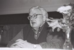 Roger Ebert at the Virginia Film Festival in 2002.