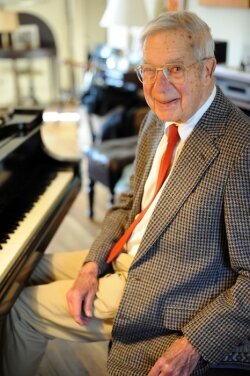 Ernest Mead, 93, has been playing the piano since he was four years old.