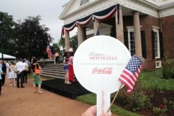 The Monticello Naturalization Ceremony, as American as apple pie... or rather, Coca-Cola.