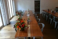 Diners will sit at long communal tables 