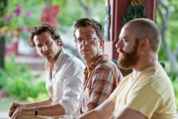 Bradley Cooper, Ed Helms and Zach Galifianakis return for The Hangover Part II.