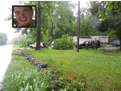 Police know who killed 21-year-old Greg Rosson, inset, in this Rockfish Gap Turnpike yard June 8, but two weeks later, they%2526#039;re still not saying. 