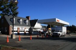Monday, September 10 marks the end of the road for the Barracks Road Shell station as demolition was scheduled to begin.
