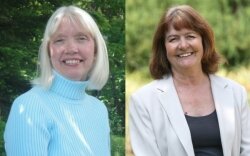 Cindi Burket and Jane Dittmar both live in Glenmore, and both want to represent the Scottsville District.