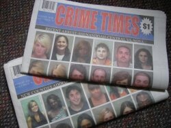 Some smile, some frown in recent issues of Crime Times.
