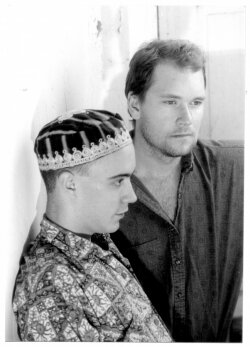 Flashback: Dave Matthews and Mark Roebuck in the late 1980s.