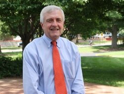 Edd Houck knows to wear an orange tie when he%2526#039;s in Charlottesville-- and he went to grad school at UVA.