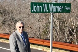 Former supe Forrest Marshall pushed the name of buddy John Warner, and he hopes the city will adopt the same moniker when its portion is complete.