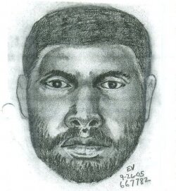 This composite sketch of a suspect in the Harrington case was created from the description given by the victim in a 2005 rape in Fairfax. DNA evidence links this unknown man to both crimes. %2526quot;He%2526#039;s still here,%2526quot; Morgan%2526#039;s mother Gil Harrington has warned the Charlottesville community.