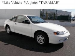 Hourihan was driving a white 1994 Chevy Cavalier similar to the one pictured, with the license plate TARAMAE and a Winnie the Pooh sticker in the left rear passenger window.
