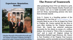 The website of Louisa County attorney Charles Purcell (left) boasts of a %2526quot;strategic alliance%2526quot; with Sharon Love%2526#039;s attorney Irv Cantor.