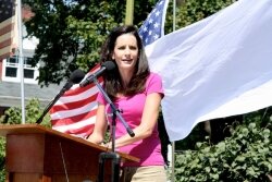 Former Virginia Republican Party chair Kate Obenshain, whose brother Mark Obenshain is challenging Delegate Rob Bell for attorney general, says Obama%2526#039;s vision of the U.S. displays a %2526quot;poverty of ambition.%2526quot;