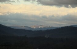 The slopes as seen from Charlottesville.