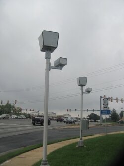 They%2526#039;re watching you. Red-light cameras stand like sentinels facing the southbound lane of Route 29.
