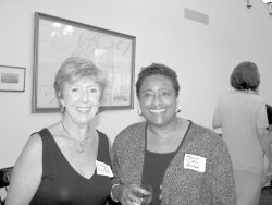 Judy Castner and Mary Coles Baker, both on the WHTJ advisory board